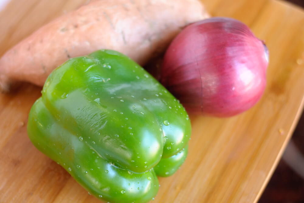 Vegetables for sweet potato chili Vegetables for sweet potato chili