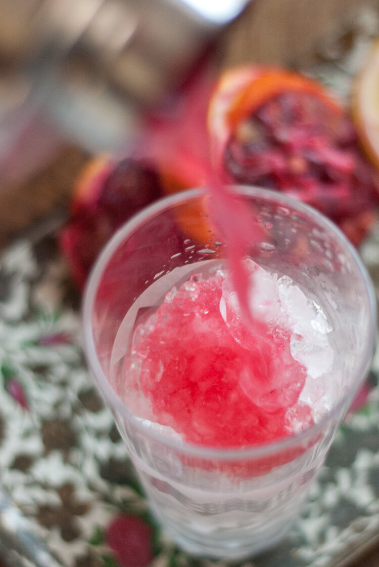 Blood Orange French 75 cocktail recipe Blood Orange French 75 cocktail recipe