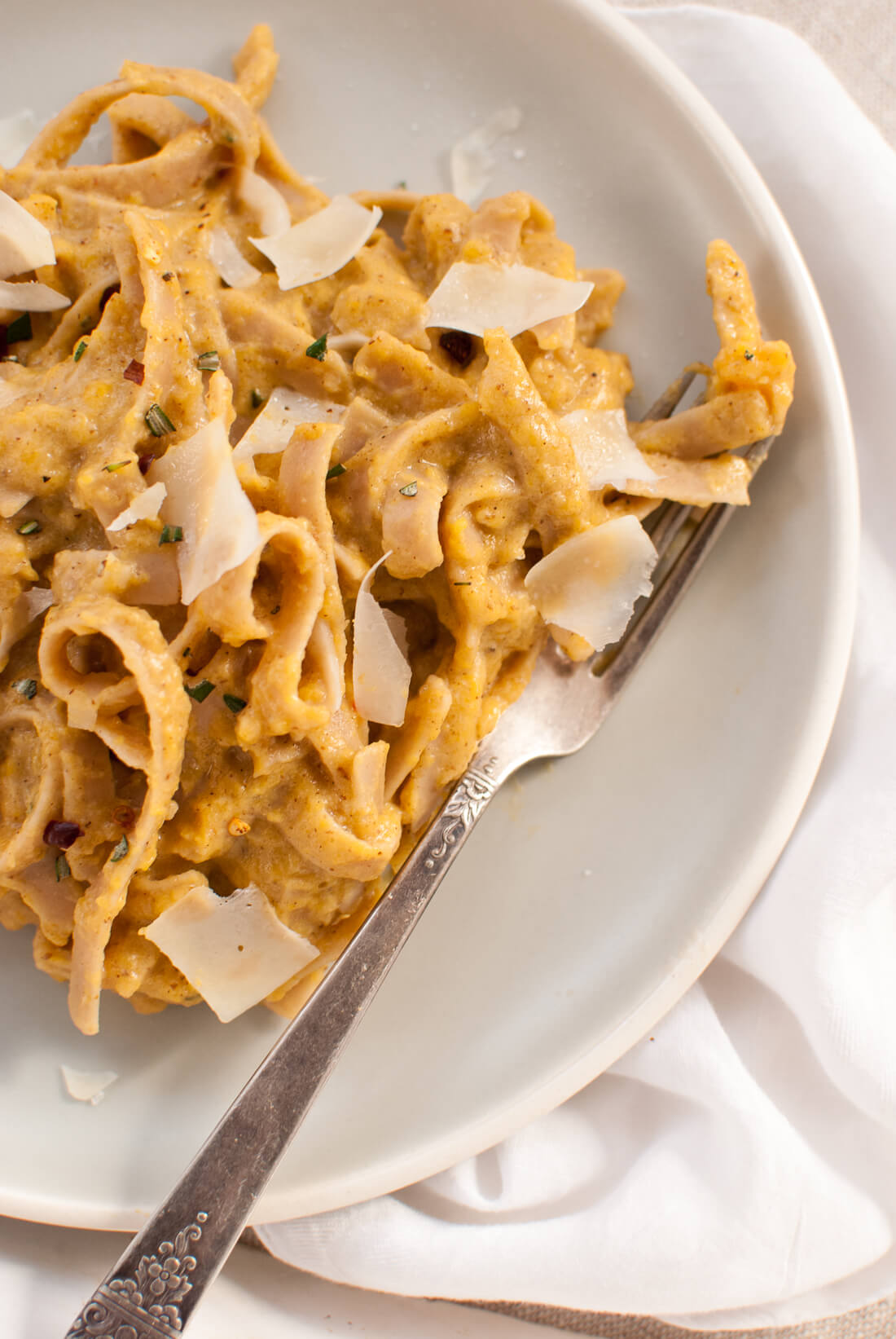 Pumpkin Fettuccine Alfredo