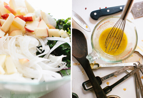 apple, fennel and lemon dressing